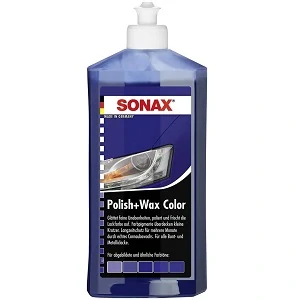 SONAX Polish&Wax COLOR leštěnka modrá 296200 (500 ml)