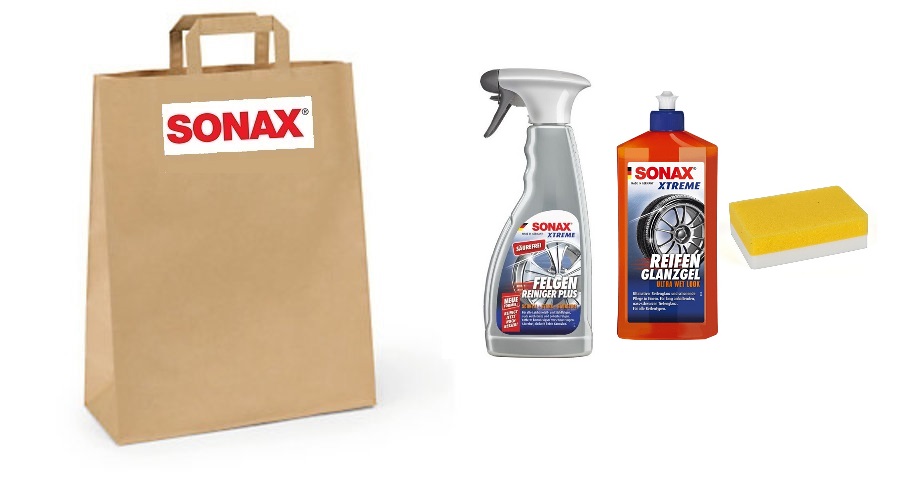Balíček pro kola - Xtreme čistič disků Full Effect, gel na pneu, houbička na nanášení